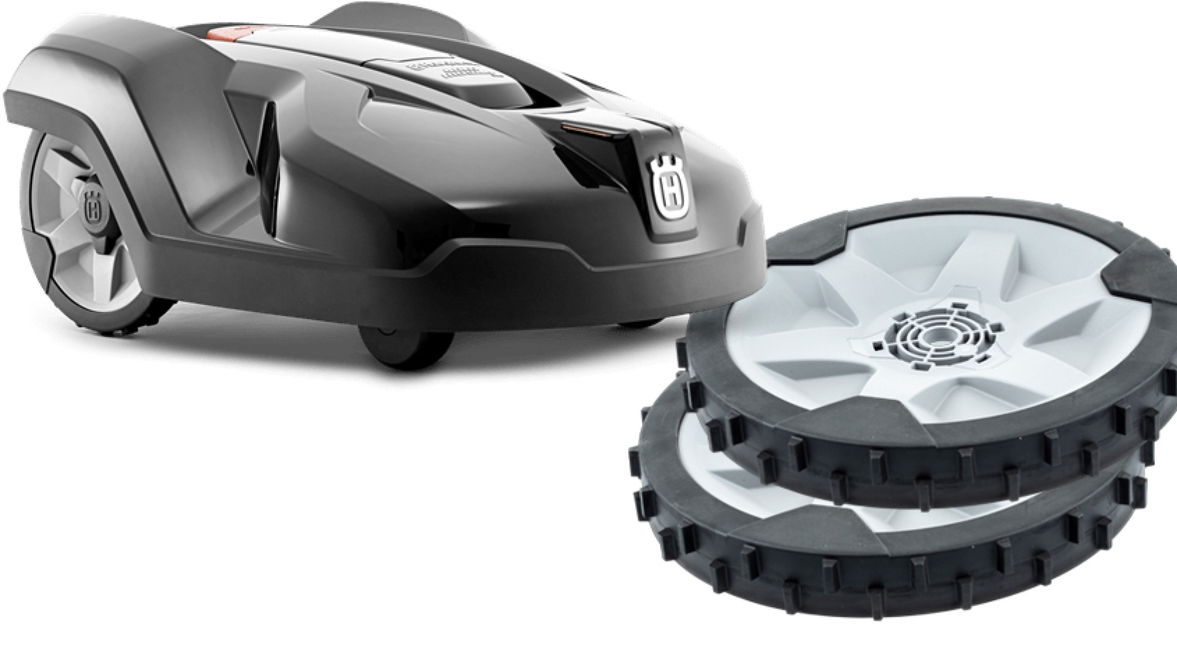 Vetopyörien vaihtaminen Husqvarna Automower -robottiruohonleikkuriin 320, 330X, 420, 430X, 440 & 450X