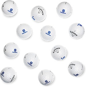 Golf balls Callaway Warbird, logo Husqvarna ryhmässä Husqvarnan metsä- ja puutarhatuotteet / Husqvarna Työvaatteet/laitteet / Työvaatteet / Tuotteet @ GPLSHOP (1016919-89)