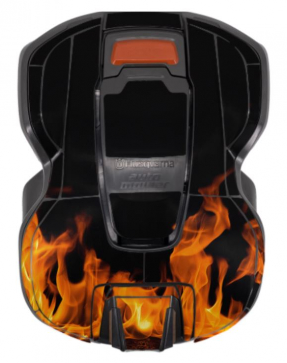 Tarrasarja mallille Automower 305 - 2020> Flames ryhmässä Lisälaitteet robottiruohonleikkurit / Tarrasarja @ GPLSHOP (305-20-145669814)