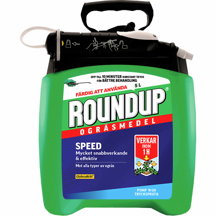 Roundup Pump'n Go 5L ryhmässä Husqvarnan metsä- ja puutarhatuotteet / Ruohonsiemenet, Nurmikon lannoite / Viljely @ GPLSHOP (42164)