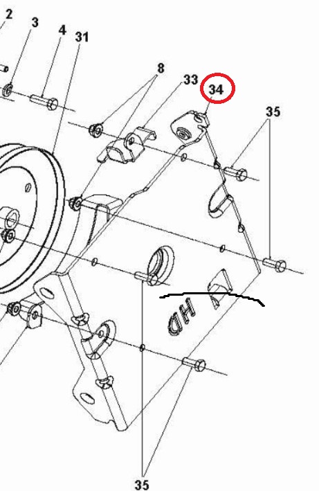 Tulokotelon Kiinnike 5015954-02 ryhmässä  @ GPLSHOP (5015954-02)