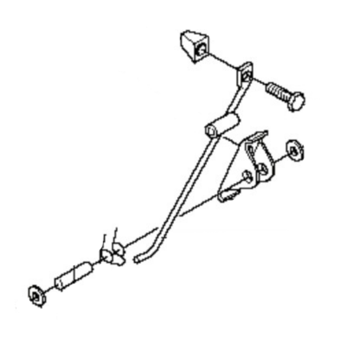 Jarrulukko Kpl, Clip, ryhmässä Varaosat / Rider Varaosat / Varaosat Husqvarna Rider 422 TS AWD @ GPLSHOP (5065384-04)