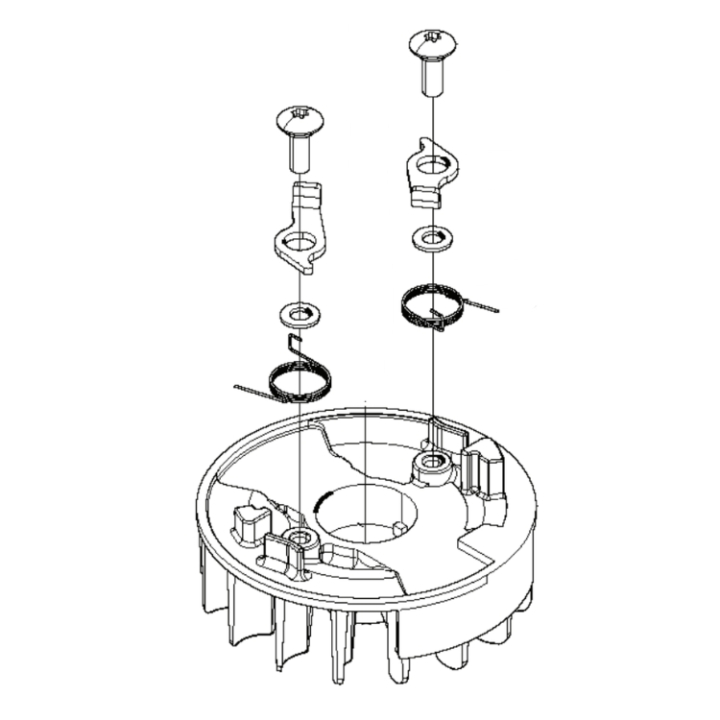 Roottori-A ryhmässä Varaosat / Varaosat Pensasleikkurit / Varaosat Husqvarna 226HD75S @ GPLSHOP (5066560-01)