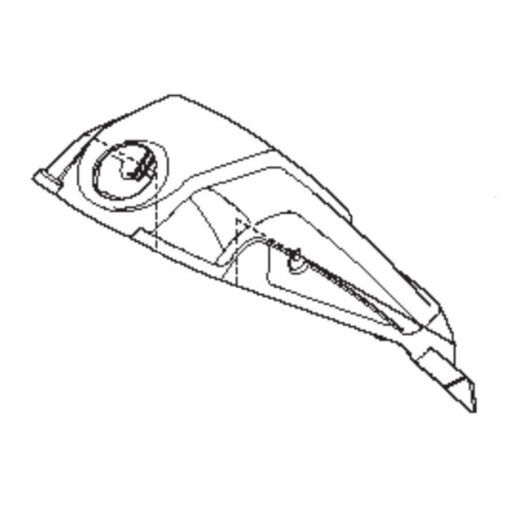 Ohjauskansi ryhmässä Varaosat / Rider Varaosat / Varaosat Husqvarna Rider 115C @ GPLSHOP (5218890-01)