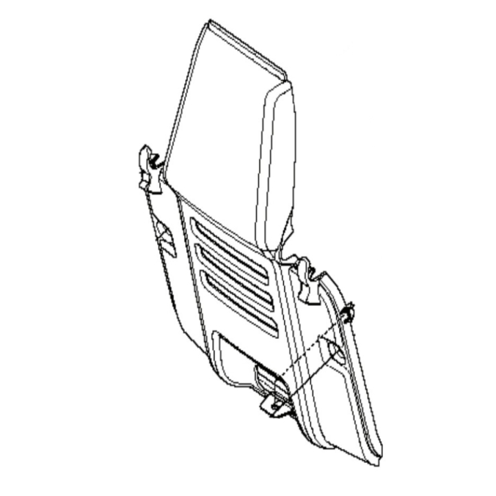 Hasp-levy ryhmässä Varaosat / Rider Varaosat / Varaosat Husqvarna Rider 111B5 @ GPLSHOP (5226021-01)