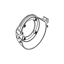 Tuuletinkotelo 5310086-54 ryhmässä Varaosat / Varaosat Raivaussahat / Varaosat Husqvarna 524R @ GPLSHOP (5310086-54)