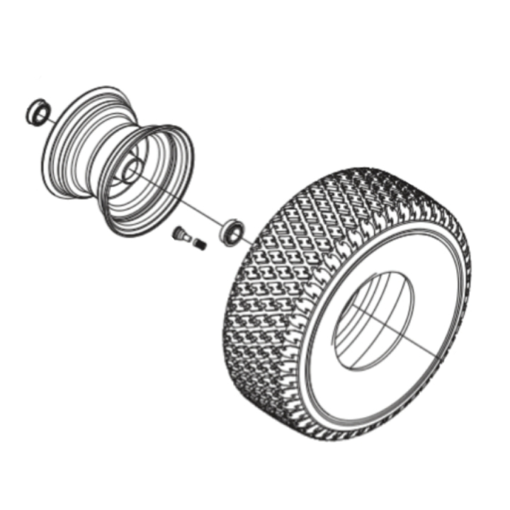 Pyöräsarja TS 112, TS 114, TC 215T, TC 220T, TS 112, TS 114, TS 215T, TS 217T ryhmässä  @ GPLSHOP (5311479-41)