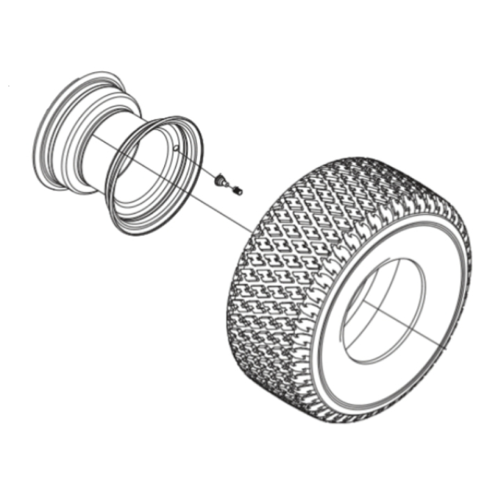 Pyöräsarja TS 112, TS 114, TC 215T, TC 220T, TS 112, TS 114, TS 215T, TS 217T ryhmässä  @ GPLSHOP (5311479-42)