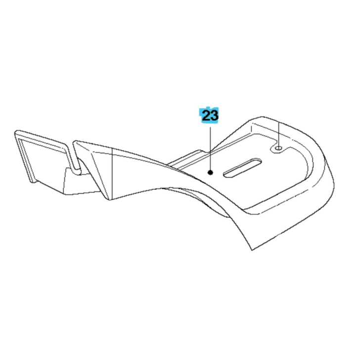 Jalkamatto - oikea ryhmässä Varaosat / Rider Varaosat / Varaosat Husqvarna Rider 422 TS AWD @ GPLSHOP (5354747-02)