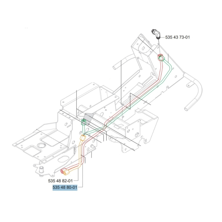 Putki 5354880-01 ryhmässä  @ GPLSHOP (5354880-01)