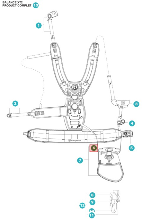 Band Pullstrap Xt2 Assy 5363736-01 ryhmässä  @ GPLSHOP (5363736-01)