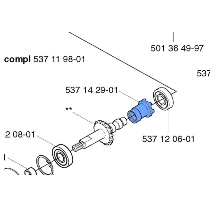 Eksentriinen 5371429-01 ryhmässä  @ GPLSHOP (5371429-01)