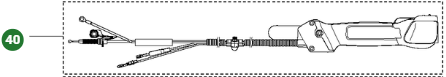 Kaasukahva 5371972-15 ryhmässä Varaosat / Varaosat Raivaussahat / ➤300-sarjan / Varaosat Husqvarna 355RX @ GPLSHOP (5371972-15)