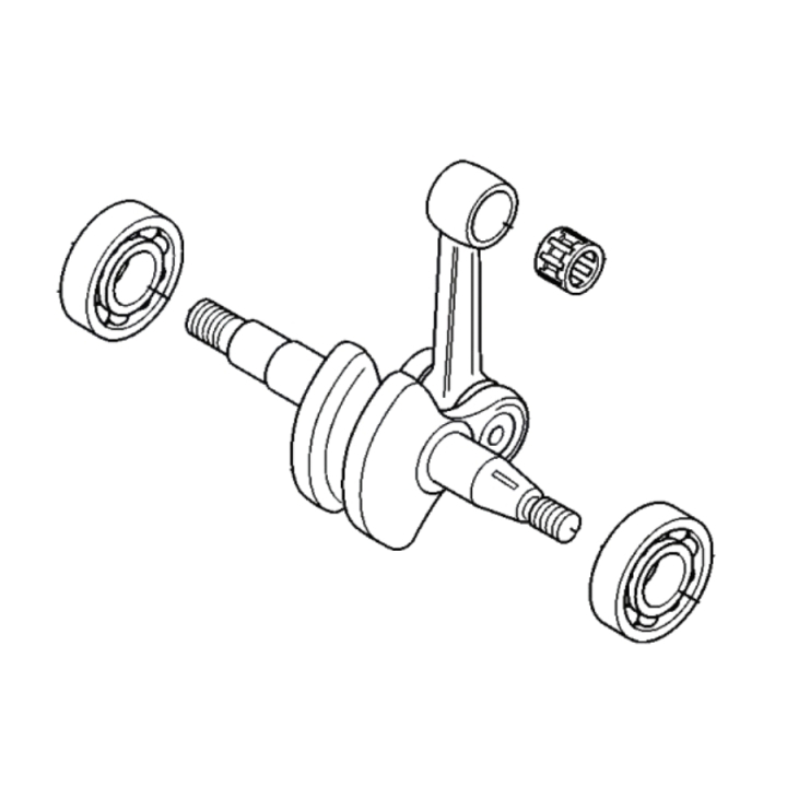 Kampiakseli 5373162-02 ryhmässä Varaosat / Varaosat Jonsered Raivaussahat / Varaosat Jonsered RS52 @ GPLSHOP (5373162-02)