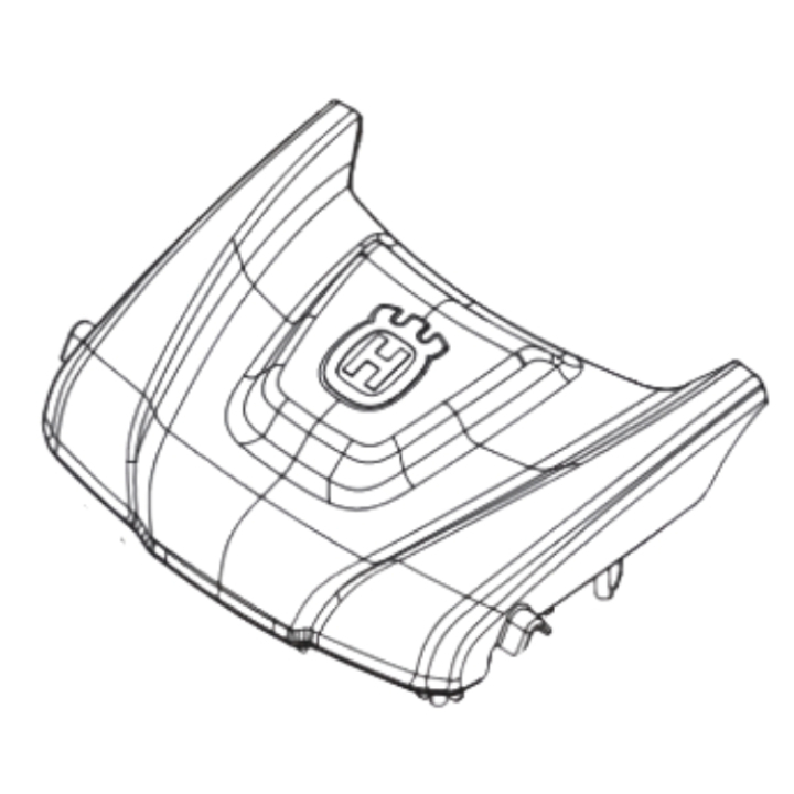 Etukansi Husqvarnalla Dec 5375696-02 ryhmässä  @ GPLSHOP (5375696-02)