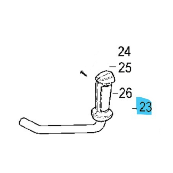 Handle Assy 5382435-65 ryhmässä Varaosat / Varaosat Partner Raivaussahat / Varaosat Partner B407B @ GPLSHOP (5382435-65)