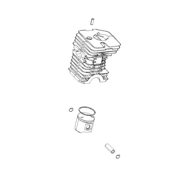 Sylinteri 5382497-00 ryhmässä Varaosat / Varaosat Partner Moottorisahat / Varaosat Partner 5000 @ GPLSHOP (5382497-00)