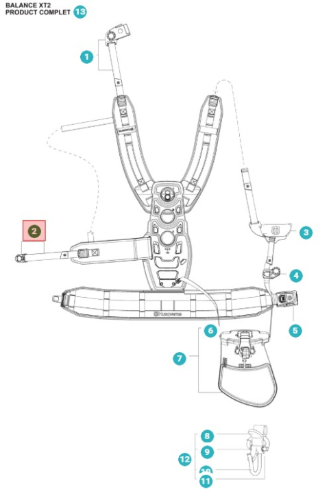 Hihna Veto Hihna Side Assy Bal 5388050-01 ryhmässä  @ GPLSHOP (5388050-01)