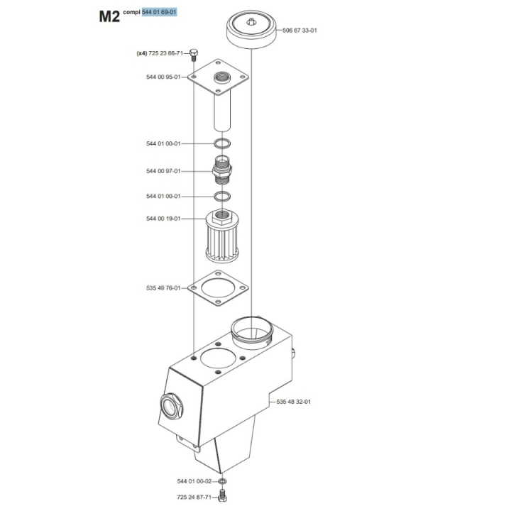 Tankki ryhmässä Varaosat / Rider Varaosat / Varaosat Husqvarna Rider Proflex 21 AWD @ GPLSHOP (5440169-01)