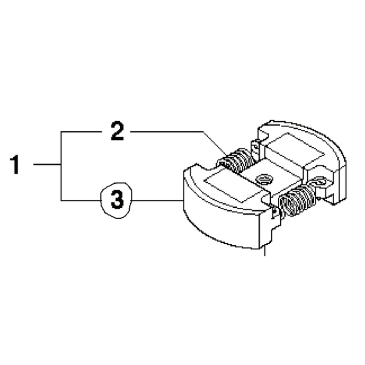 Kytkimen peruutus ryhmässä Varaosat / Varaosat Pensasleikkurit / Varaosat Husqvarna 123HD60 @ GPLSHOP (5443035-01)