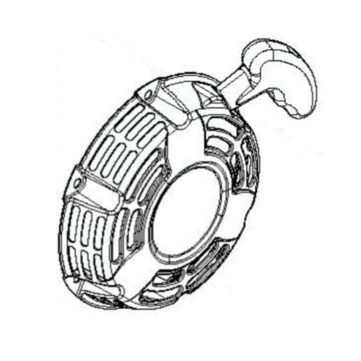 Rekyylikäynnistin 5465124-01 ryhmässä Varaosat / Varaosat Husqvarna Puutarhajyrsimet / Varaosat Husqvarna TF120 @ GPLSHOP (5465124-01)