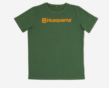 Husqvarna T-Shirt vihreä, M ryhmässä Husqvarnan metsä- ja puutarhatuotteet / Husqvarna Työvaatteet/laitteet / Työvaatteet / Tuotteet @ GPLSHOP (5471418-50)