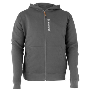 Husqvarna Hoodie Musta / tummanharmaa, XL ryhmässä Husqvarnan metsä- ja puutarhatuotteet / Husqvarna Työvaatteet/laitteet / Työvaatteet / Tuotteet @ GPLSHOP (5471588-58)