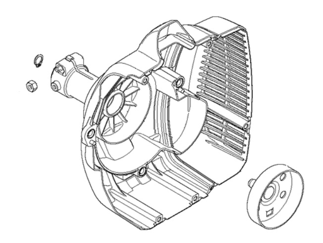 Kytkimen kansi Kpl ryhmässä Varaosat / Varaosat Raivaussahat / Varaosat Husqvarna 122C @ GPLSHOP (5747942-01)
