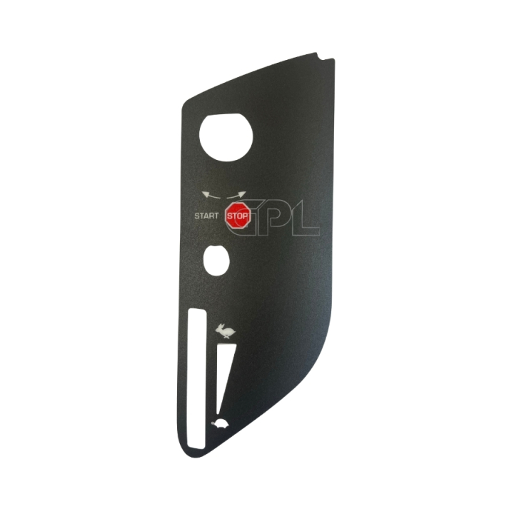 HST ei rikastinta ohjauspaneelin tarra 5752227-02 ryhmässä Varaosat / Varaosat Gräsklippare / Varaosat Husqvarna Rider / Varaosat Rider 115C @ GPLSHOP (5752227-02)