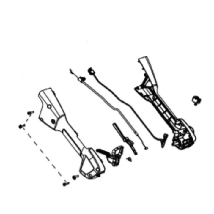 Kaasun Kahva Asy 5756711-01 ryhmässä Varaosat / Varaosat McCulloch Raivaussahat / Varaosat McCulloch B428PS @ GPLSHOP (5756711-01)