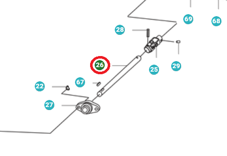 Vetoakseli 5764895-01 ryhmässä @ GPLSHOP (5764895-01)