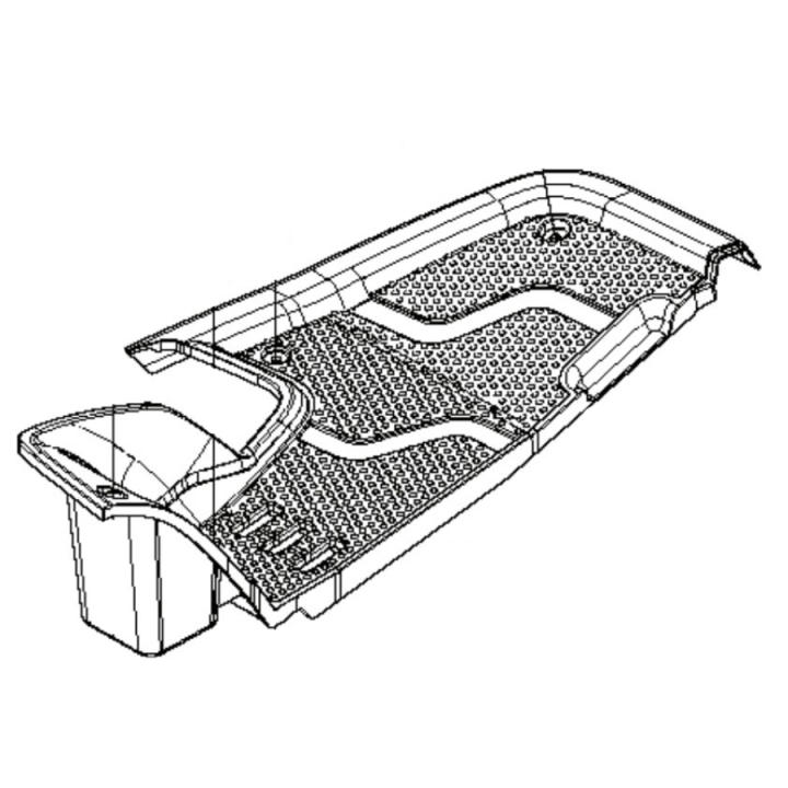 Jalkalevy ryhmässä Varaosat / Rider Varaosat / Varaosat Husqvarna Rider 316TXs AWD @ GPLSHOP (5777293-01)