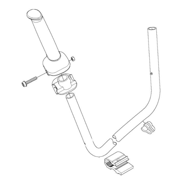 Ohjaustanko Täydellinen pehmeä kahva 5782482-01 ryhmässä Varaosat / Varaosat Raivaussahat / Varaosat Husqvarna 525RX/T @ GPLSHOP (5782482-01)