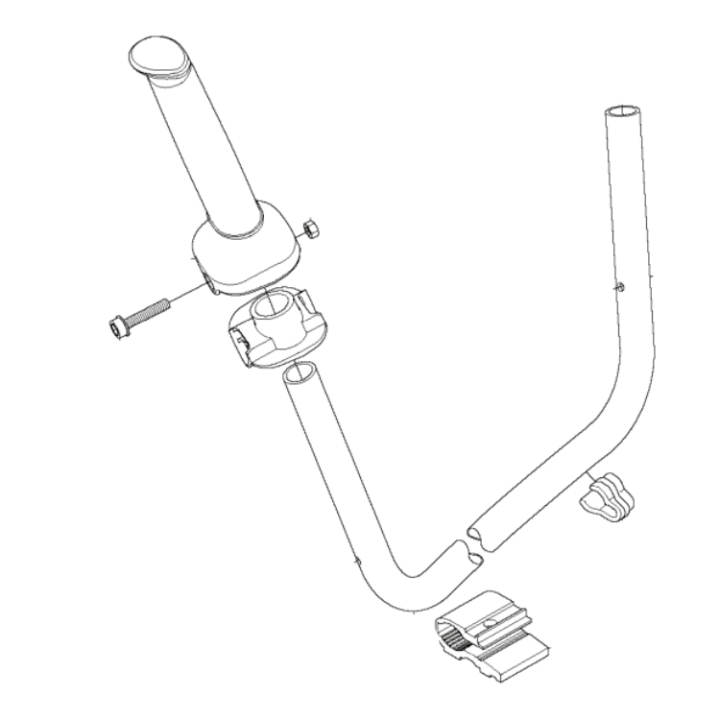 Ohjaustanko Täydellinen Horda Grip 5782482-02 ryhmässä Varaosat / Varaosat Raivaussahat / Varaosat Husqvarna 525RX/T @ GPLSHOP (5782482-02)