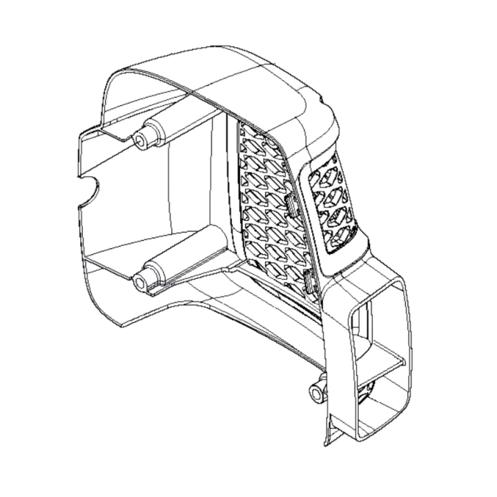 Äänenvaimennin Suoja 5783017-01 ryhmässä Varaosat / Varaosat McCulloch Raivaussahat / Varaosat McCulloch B40P Elite @ GPLSHOP (5783017-01)