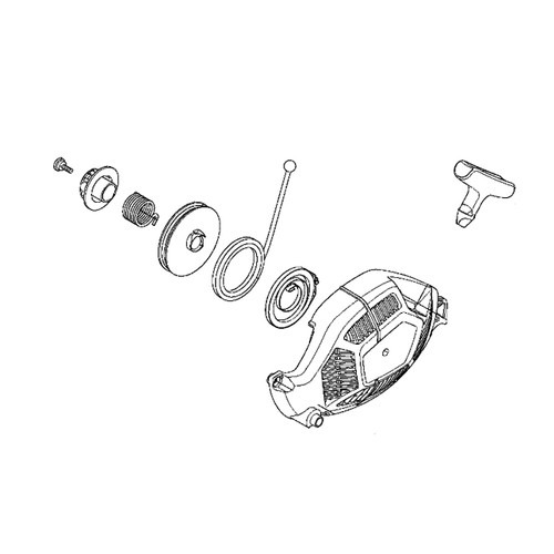 Laitteen Käynnistys Husqvarna 439 ryhmässä Varaosat / Varaosat Moottorisahat / Varaosat Husqvarna 439 @ GPLSHOP (5793098-01)