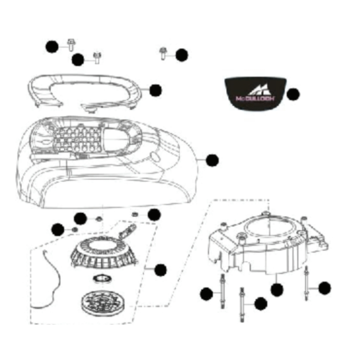 Kansi/Käynnistyssarja 5798202-03 ryhmässä  @ GPLSHOP (5798202-03)