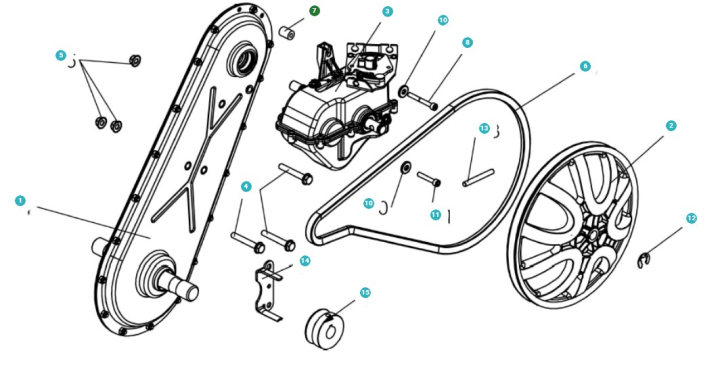 Välinen Pesulaite 5803148-01 ryhmässä @ GPLSHOP (5803148-01)
