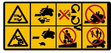 Käynnistys-/varoitustarra P525D&P520 ryhmässä  @ GPLSHOP (5825700-05)