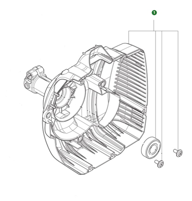  ryhmässä Varaosat / Varaosat Raivaussahat / Varaosat Husqvarna 129C @ GPLSHOP (5849938-03)