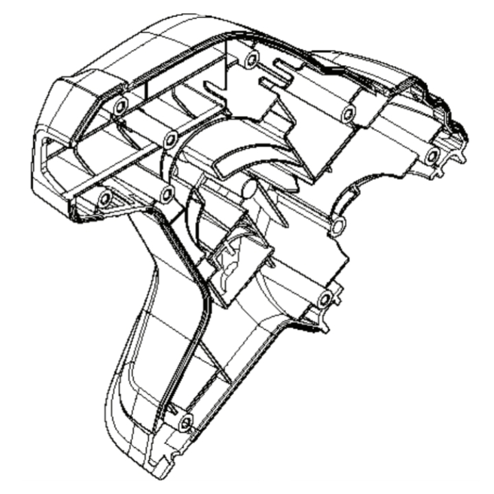 Moottorin kansi Vasen ryhmässä Varaosat / Varaosat Raivaussahat / Varaosat Husqvarna 136LiL @ GPLSHOP (5853282-01)