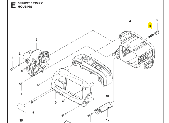 Sulka 5854800-01 ryhmässä Varaosat / Varaosat Lehtipuhaltimet / Varaosat Husqvarna 525iB Mark II @ GPLSHOP (5854800-01)