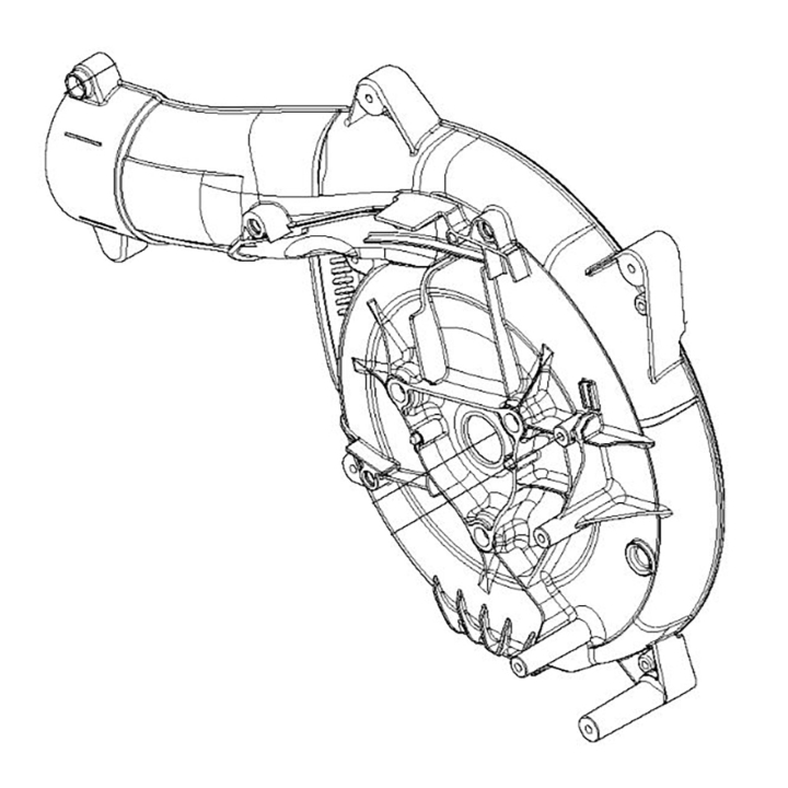 Shell Vä ryhmässä Varaosat / Varaosat Lehtipuhaltimet / Varaosat Husqvarna 525BX @ GPLSHOP (5856125-01)