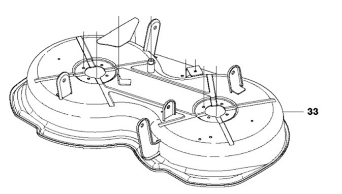 Leikkuulaite - Jc85 Jonse ryhmässä Varaosat / Jonsered Ajettavat ruohonleikkurit Varaosat  @ GPLSHOP (5861470-02)