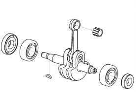 Kampiakseli Kpl 5864916-01 ryhmässä @ GPLSHOP (5864916-01)