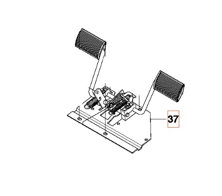 Poljinlevy Manuaalinen kompl ryhmässä Varaosat / Rider Varaosat / Varaosat Husqvarna Rider 111B5 @ GPLSHOP (5869694-01)