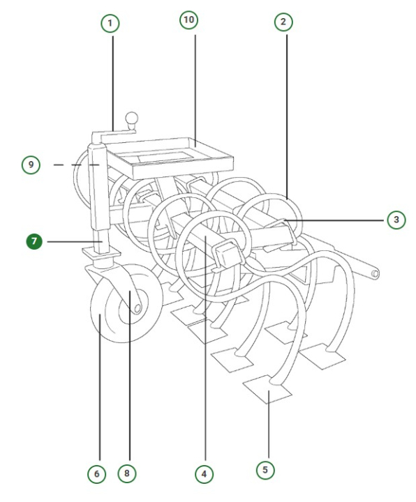 Korkeussäätö 5886845-01 ryhmässä @ GPLSHOP (5886845-01)