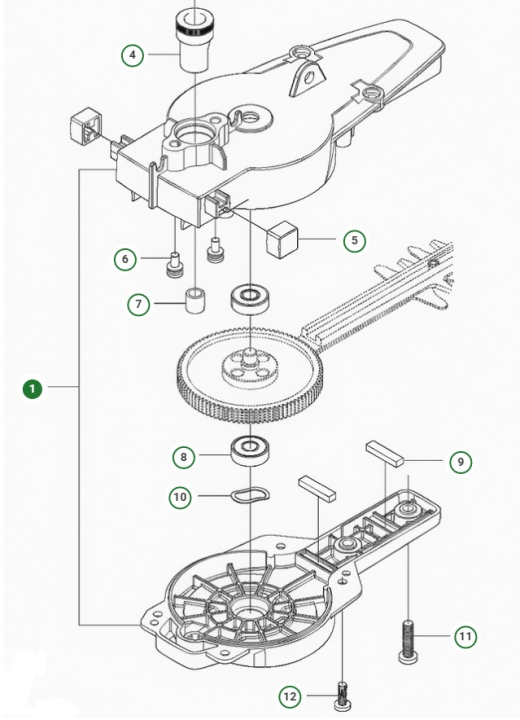 Akselikotelokomp 5887602-01 ryhmässä  @ GPLSHOP (5887602-01)