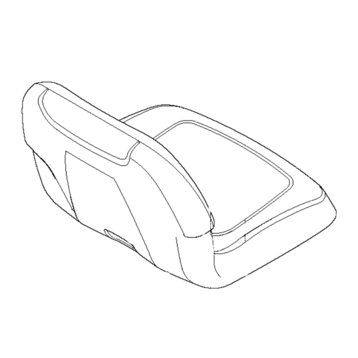 Jonsered, matala selkänoja ryhmässä Varaosat / Jonsered Ajettavat ruohonleikkurit Varaosat  @ GPLSHOP (5893459-01)