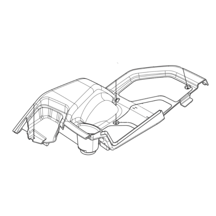 Renkaan jalkatuki, vasen ryhmässä Varaosat / Rider Varaosat / Varaosat Husqvarna Rider 420 TSX AWD @ GPLSHOP (5894974-01)